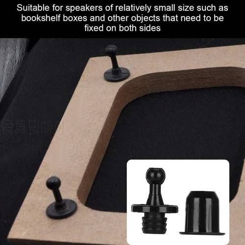 flexible tough Sound Box Net Cover Frame Box Body Fixing Button Snap Fastener Buckle For Small Speakers