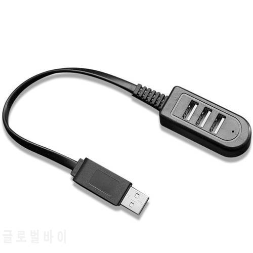 120/30Cm USB Hub Mini USB 2.0 3-Port Hub Adapter Splitter For PC Laptop Notebook Receiver Computer Peripherals Accessories