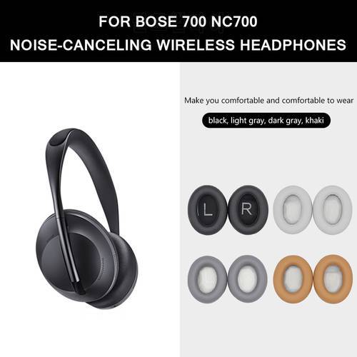 Wireless Wired Headphone Accessories Foam Leather Wireless Headphone Replacement Ear Pads Covers for Bose 700/NC700