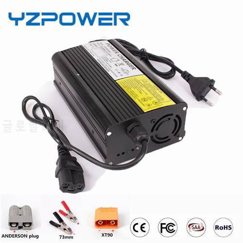 YZPOWER 12.6V 20A Lithium Battery Charger For 12V 3S Li-Ion E-bike Electric Bike E-scooter Universal High Quality With Fans