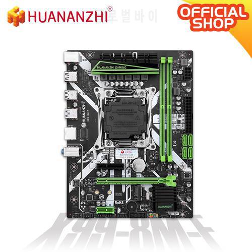 HUANANZHI 8M F LGA 2011-3 Motherboard Intel XEON E5 V3 V4 All Series DDR4 RECC NON-ECC memory NVME USB3.0 SATA