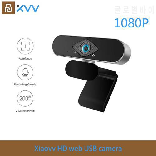 Xiaomi Xiaovv USB Web Camera 1080p HD Auto Focus 150° Angle Noise Reduce Micro Xiao vv Webcast YouTube FaceTime Online Meeting