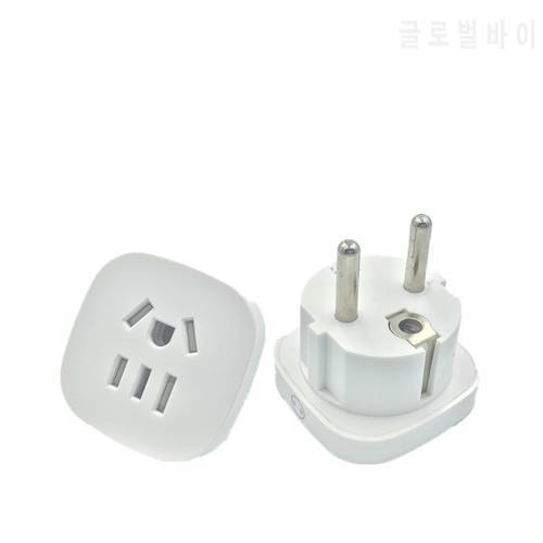 1PC US AU To EU Plug USA AUS To Euro Europe Travel Wall AC Power Plug Wall Charger Outlet Adapter Converter 2 Round Pin Socket