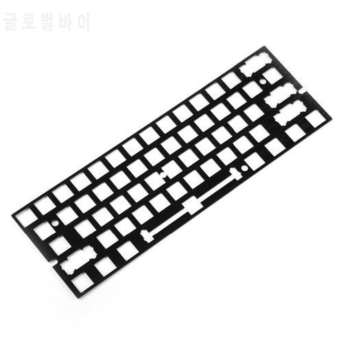 60% 61 GK61 Brass Alu Plate Steel Brass Anodized Plate Mounted Stabilizers PCB For GH60 PCB GK61X GK61XS Mechanical Keyboard