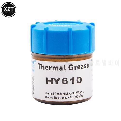 HY610 20g Silicone Compound Thermal Paste Conductive Grease Heatsink For CPU GPU Chipset Notebook Golden Cooling