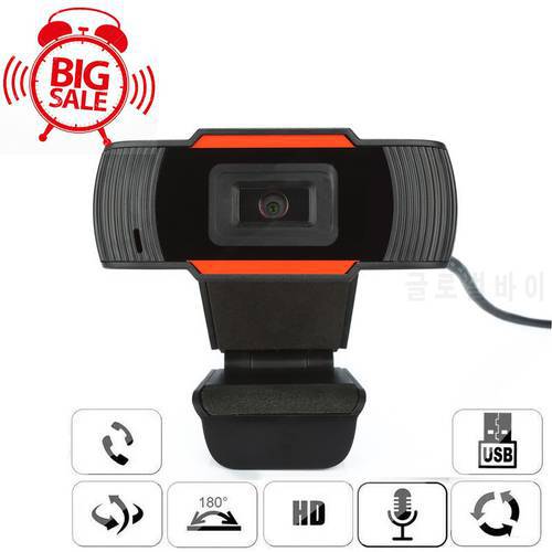 Webcam 1080P 480P Full HD Web Camera Built-in Microphone Rotatable USB Plug Web Cam For Mac PC Computer Laptop Desktop