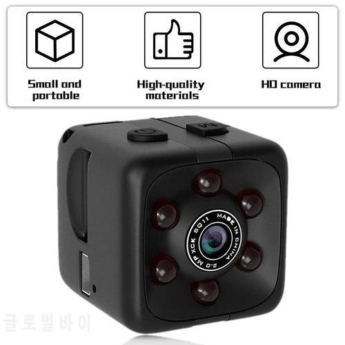 SQ11 DV Camera 1080p Sensor Portable Security Camcorder Small Cam Motion Detection Support TF Card Camera