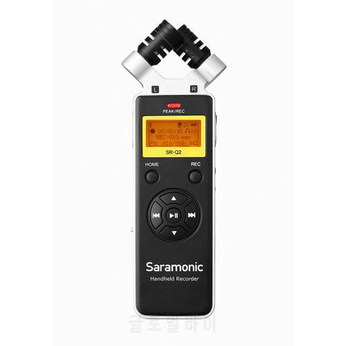 Saramonic SR-Q2 Q2M Handy Video Audio Recorder DSLR Camcorder Smartphone Stereo Microphone Interview Recording Mic
