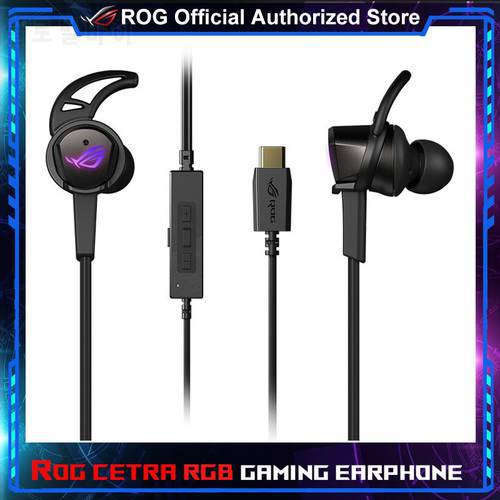ASUS ROG Cetra RGB Earphone for Rog Phone 5/3/2 Type-C Gaming Headset ANC Active Noise Reduction Surround 7.1 Sound Effect 3.5mm