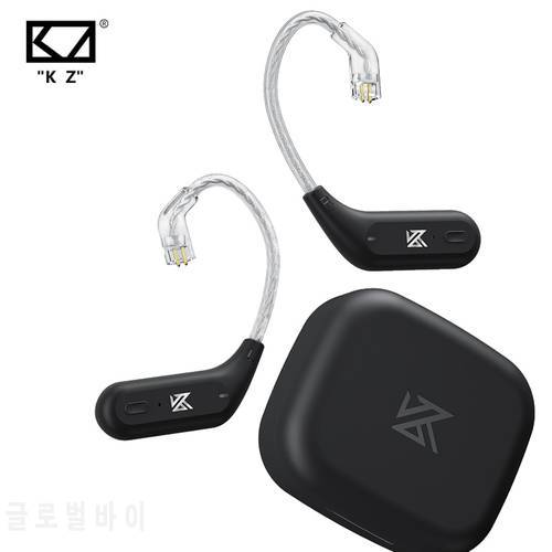 KZ AZ09 Upgrade Wireless Headphones Bluetooth compatible 5.2 Cable Ear Hook B/C PIN Connector With Charging Case sports game Pro