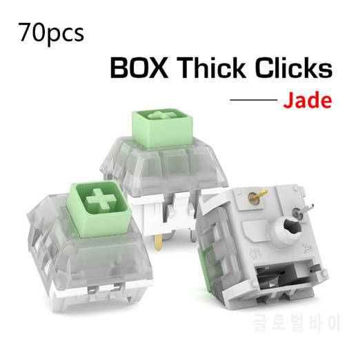 Kailh Box Thick Click Navy Blue Jade Switches RGB SMD 3pin Switch IP56Waterproof Dropship