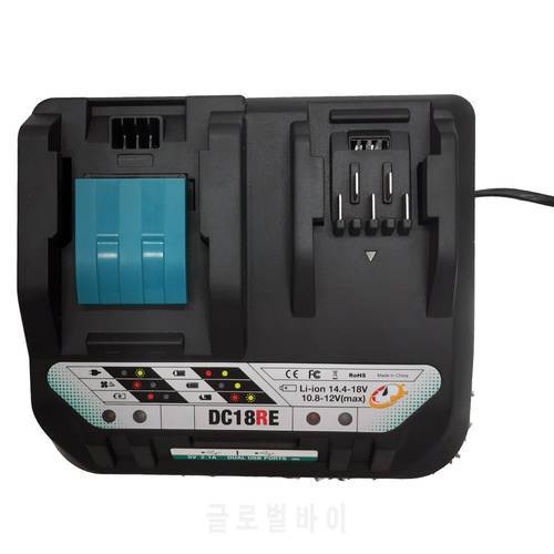 Li-Ion Battery Charger 3A Charging Current For Makita 12V BL106 BL02 BL104 BL03 Power Tool Dc18RE Charge Plug