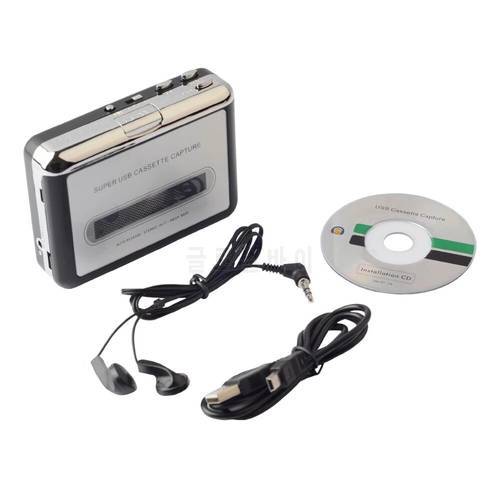 Leitor de Cassetes USB Cassete Para MP3 Conversor de Captura de Audio Leitor de Musica Cassete Gravador