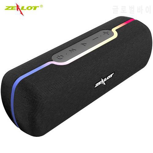 ZEALOT S55 Bluetooth Speaker with Hi-Res 10W Audio, Extended Bass and Treble, Wireless HiFi Portable Speaker