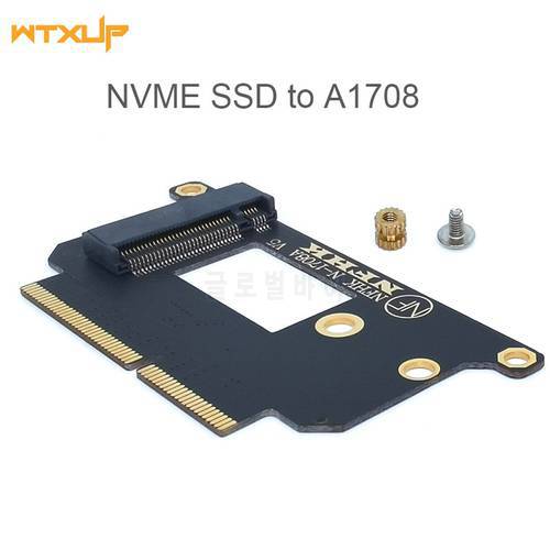 NEW A1708 SSD Adapter NVMe PCI Express PCIE to M2 NGFF SSD Adapter Card M.2 SSD for Apple Macbook Pro Retina 13
