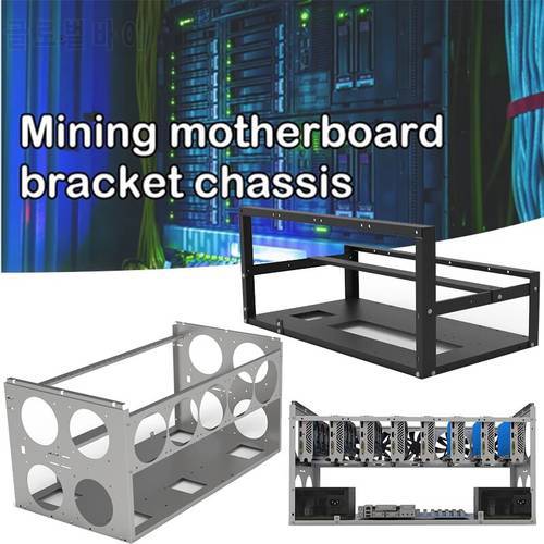Stackable Open Mining Rig Frame Mining ETH/ETC/ZEC Ether Accessories Tools for 6/8/12 GPU Crypto Coin Bitcoin Rack Only New