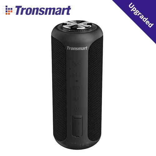 Tronsmart T6 Plus Upgraded Edition Bluetooth 5.0 Speaker 40W Portable Speaker IPX6 Column with NFC,USB Flash Drive