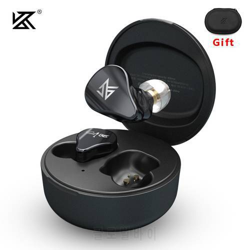 KZ SA08 TWS True Wireless Bluetooth v5.0 Earphones 8BA Units Game Earbuds Touch Control Noise Cancelling Sport Headset
