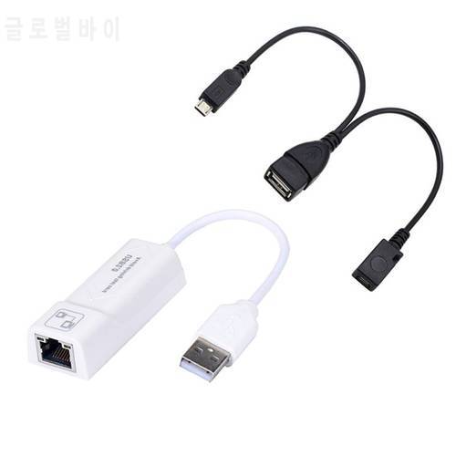 2021 USB LAN Ethernet Adapter Reduce Buffering For 2nd Generation Fire TV Stick Plug And Play TV Sticks Wholesale