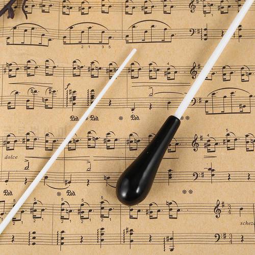 Band Director Conductor Music Concert Rhythm 38cm Resin Baton Musical Instrument Lightweight Portable Music Elements
