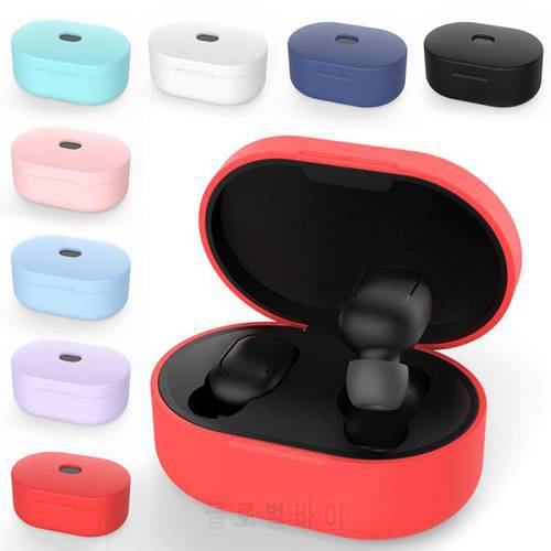Fashion Appearance Chargeable Silicone Protective Cover Case For Xiaomi Redmi Airdots Wireless Bluetooth-compatible Earphone
