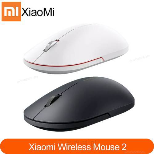 Original Xiaomi Mijia Wireless Mouse 2 2.4GHz 1000dpi Game Mouses Optical Mouse Mice Mini Ergonomic Portable Mouse
