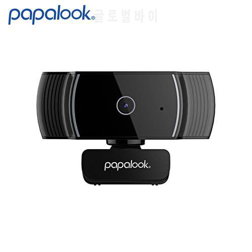 PAPALOOK AF925 1080p Webcam With Stereo Microphone AutoFocus FHD 30FPS USB Web Camera For Streaming Online Class Laptop Computer