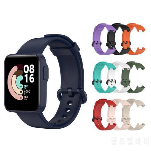 Soft Silicone Band Strap For Xiaomi Mi Watch Lite Redmi Watch Sport Watchstrap Bracelet Replacement Belt Smart Watch Accessories