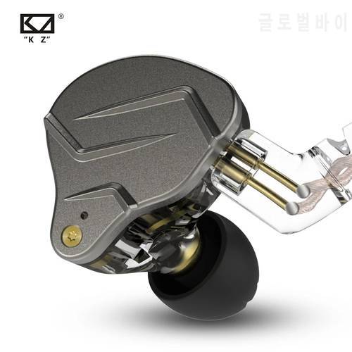KZ ZSN PRO 1BA 1DD Hybrid Drive In Ear Earphones HIFI Metal Bass Earbud Sport Music Headset Replaceable Cable ZS10 PRO ZSX ZSTX