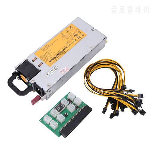 Power Supply 2200w Mining ATX 12V 2.31 Standard Quality 90% Conversion Rate 10 wire 6pin For ETH BTC Miner Mining Power Supply