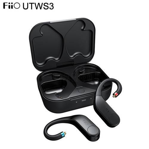 FiiO UTWS3 Eearhook True Wireless Bluetooth Amplifier QCC3020 TPA6140A2 Amplifier Support App Control come with charging case