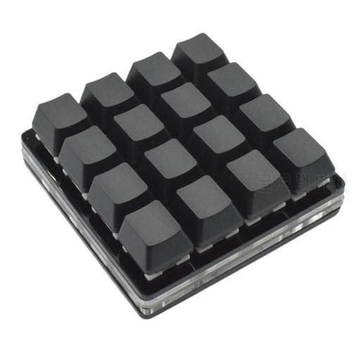 16 Key Black Keypad Mechanical Keyboard Custom Shortcut Keys Programmable Hardware Macro Automatic Click Keyboard