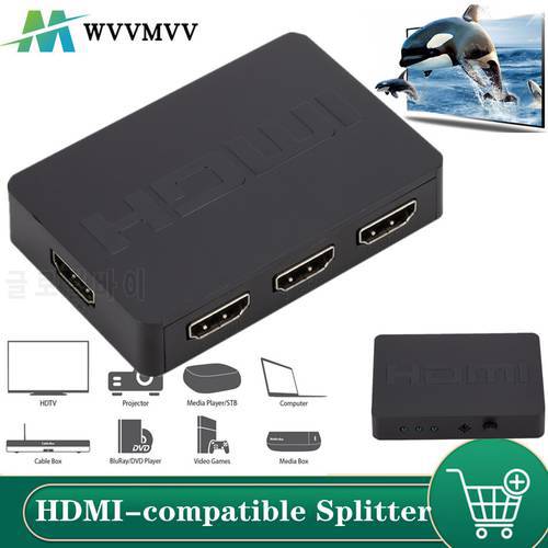 Hdmi-compatible Splitter 3 Port Hub Box Auto Switch 3 In 1 Out Switcher 1080P Hd 1.4 Remote Control For Hdtv Xbox360 Ps3 Project