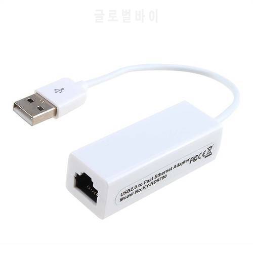 Ethernet Adapter Network Card USB 2.0 to RJ45 Lan Wired Network Card for Windows 7/8/10/XP