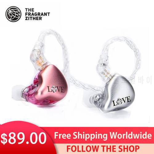 TFZ MY LOVE 4 In-Ear Headphones Dynamic Drive Music Earphone Earbud Silver-Plated Fever Upgrade Line 0.78 3.5mm Detachable Cable