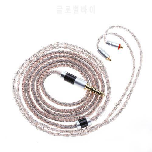 TRIPOWIN Jelly Upgraded 16 Core 21 Wire Per Core Earphone Cable Silver-plated OCC+Alloy Copper Graphene+OCC Mixed Braided Cable