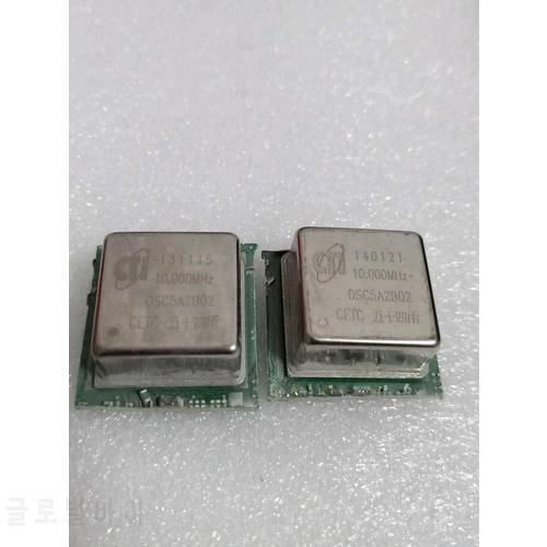 5PC OSC5A2B02 10MHZ constant temperature crystal oscillator CTI Fifth and Fourth Institute 5V disassembled parts