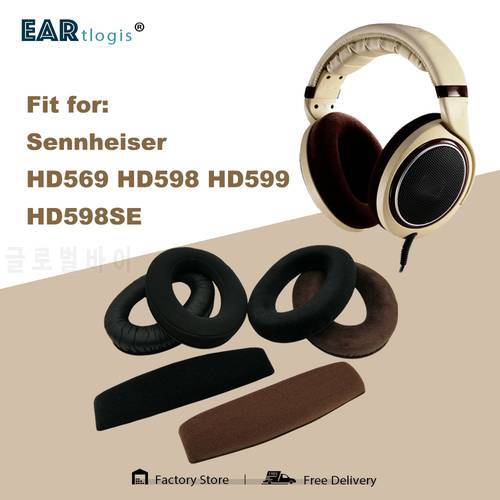 Replacement Ear Pads for Sennheiser HD569 HD598 HD598SE HD599 Headset Parts Leather Cushion Velvet Earmuff Earphone Sleeve Cover