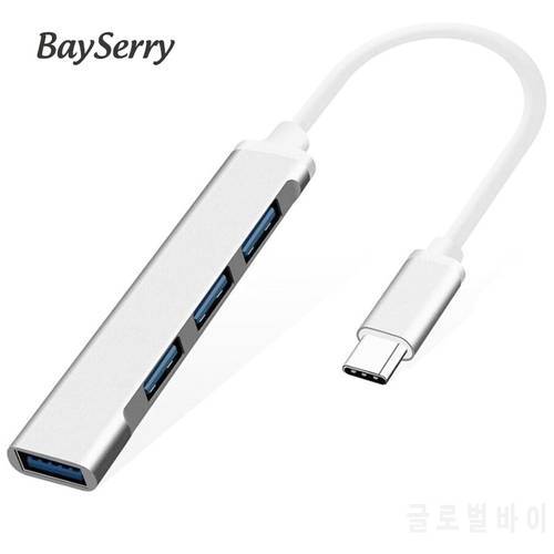 USB Hub C USB 3.1 Hub USB-C Splitter Accessories 4 Port Multi Splitter Adapter OTG USB Type-C Hub 3.0 for MacBook Pro/Air Lenovo