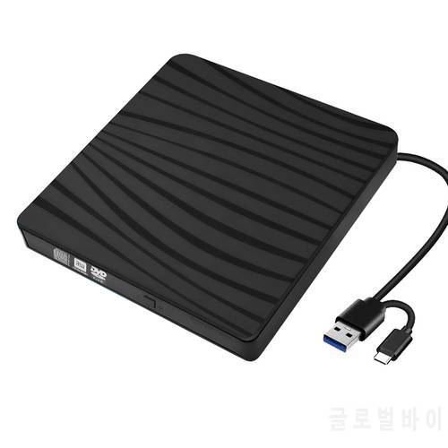 Portable Usb 3.0 Slim External Dvd Rw Cd Writer Drive Burner Drive-free Disk Reader Player Optical Drives For Laptop Pc Tablet
