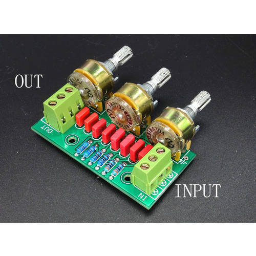 HIFI Power amplifier passive tone board high/low/tone adjustment front panel front panel