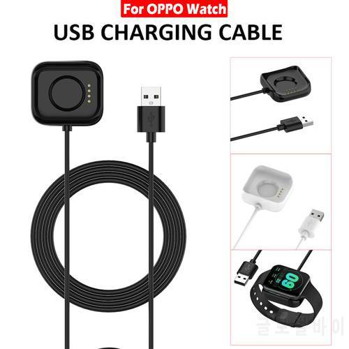 1m USB Charging Dock Cable for OPPO Smart Watch 41mm 46mm Replacement Cord Charger Adapter Smart Wristband Accessories