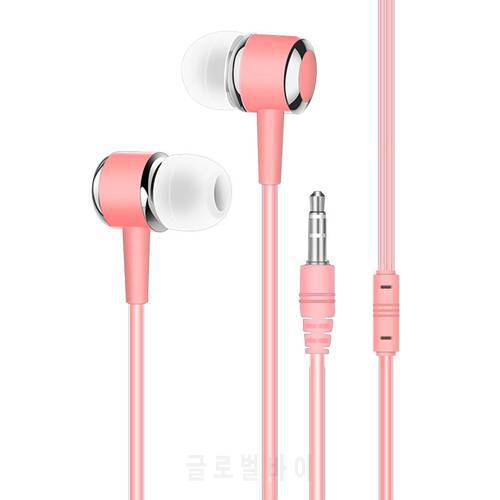 Universal In-Ear Earbuds Headsets Music Earphones 3.5mm Plug Stereo Headphone for Phone PC Laptop MP3