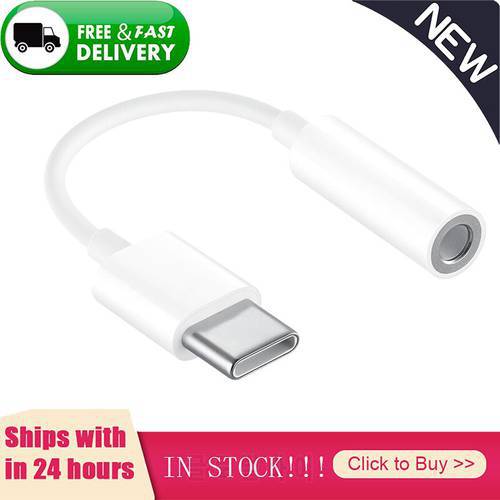 USB 3.1 Type C To 3 .5mm Aux Adapter Headphone Adapter USB-C Jack Audio Cable For Huawei Samsung Mobile Phone Adapters