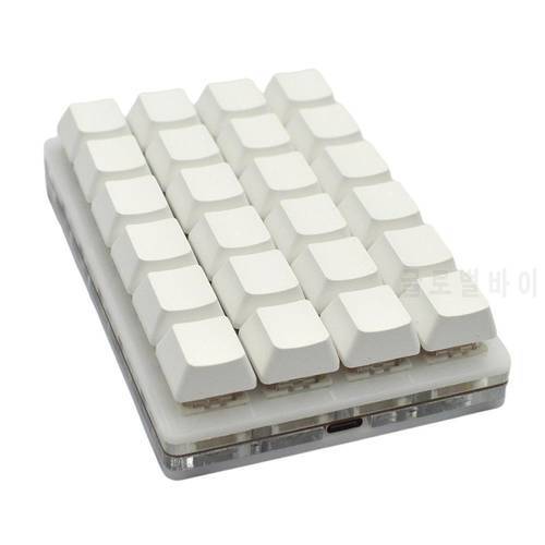 24 Keys Mini Keyboard OSU Gaming Keypad Custom Keyboard DIY Programmable Keyboard Multimedia Control Shortcut Keyboard