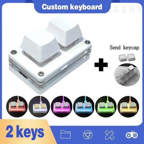 OSU 2 keys Macro Programming Keyboard RGB Mini Keyboard Gaming Drawing Red Switch Custom Keyboard Gaming Keypad