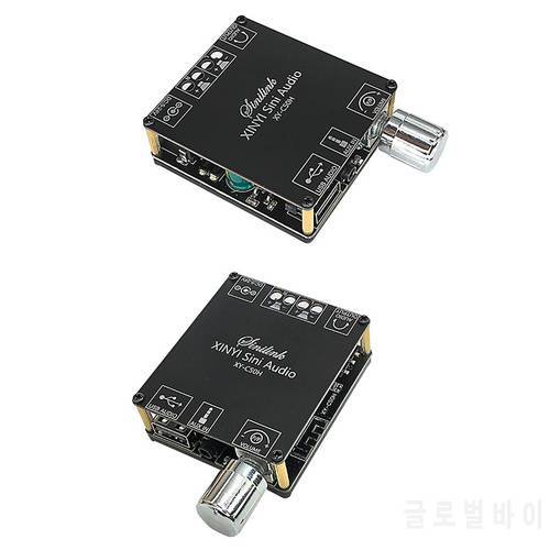C50H Bluetooth 5.0 TPA3116 Digital Power Stereo amplifier board 50W+50W Bluetooth Audio Amp Amplificador 3.5MM USB APP
