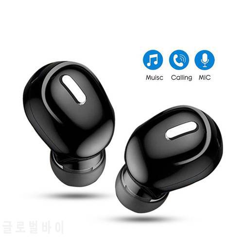 Mini Wireless Earphone In Ear Bluetooth 5.0 Earphone 3D Stereo Earbuds X9 Mini Invisible Mono Ear Wireless Headset