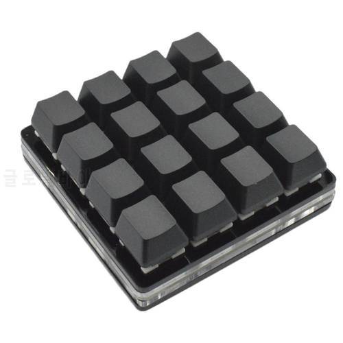 2/3/4/6/7/8/9/16 Keys Black Mini Keypad Numpad Mechanical Keyboard OSU Gaming Programming Custom Keyboard keycaps For Photoshop