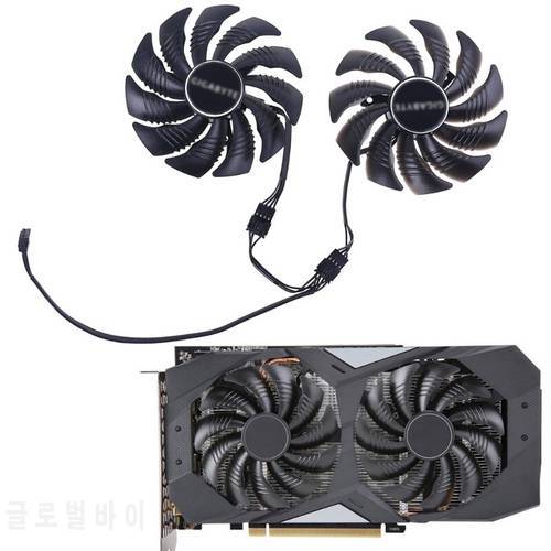 1/2pcs 88mm PLD09210S12HH 4Pin Cooling Fan for Gigabyte GeForce GTX 1660 1660Ti Graphics Card Cooler Fan